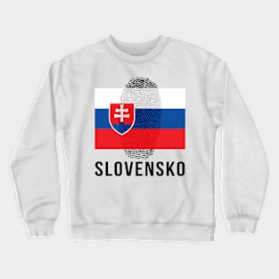 Slovakia Flag DNA Crewneck Sweatshirt